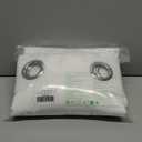 NICETOWN White Sheer Linen Curtains for Living Room 84 inch Length 2 Panels Set, Grommet Semi Sheer Privacy with Light Filtering Flax Window Treatments for Bedroom, W52 x L84