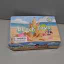 Collapsible Beach Toys for Kids Toddlers, Foldable Sand Bucket and Shovels Set with Mesh Bag & Sand Castle Building Kit, Travel Sand Toys for Beach Essentials, Sandbox Toys for Baby Kids Age 3-10