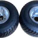 10'' X 4.5-5'' Go Kart Front Tires And Rims With 3 Holes, 2 Pcs In Box, Tires With Grain Surface To Increase Friction Coefficient And Improve Safety Performance, Drift Trike, Buggy