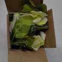 2 Pcs Artificial Rose Flower Garland Outdoor White 15.8ft Fake Vines Silk Flowers Hanging Rose Ivy Vines for Bedroom Wedding Arch Decor Flower Garland for Backdrop Wall Party Garden Centerpiece