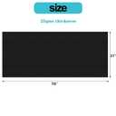 DEAYOU 40 PCS Disposable Massage Table Sheets, Non Woven Fabric Spa Bed Sheets, Breathable Lash Bed Cover for Tattoo, Beauty Salon, Hotels, Travel, Esthetician, 31" x 70", Black