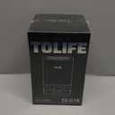 ToLife Dehumidifiers for Home 30 OZ Water Tank with Auto-Off 500 sq.ft Portable Small Dehumidifier for Bathroom Bedroom RV Closet Room 7 Colors LED Light, Gray (Grey)