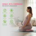 CoolMate Pilates Socks with Grips for Women, Yoga Socks, Crew Non Slip Women for Barre, Pilates Gifts for Women (A-06k. 4 Pairs Ruffle Black/White/Light Purple/Pink)