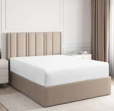 CGK linens, white extra deep fitted sheet, ( Queen)