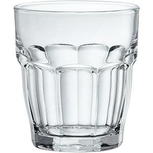 Bormioli Rocco Rock Bar Juice Glasses, Set of 6-7.25 Oz. Stackable Drinking Glasses for Cocktails, Desserts & Soft Drinks - Space-Saving Everyday Glass Tumblers, Dishwasher Safe