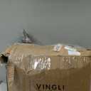 Outdoor Christmas Deer Decorations, 3-Piece 60" Large Light Up Reindeer 290 Led Lights Deer Family Set for Porch, Front Yard Christmas Outdoor Decorations with Plug, Ground Stakes, Wing Nuts - Gold