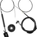 Forwinparts Power Sliding Door Cable with Pulley Wheel Left or Right Door for Honda Odyssey 2011 2012 2013 2014 2015 2016 2017 72546-TK8-A01 without Motor 72546TK8A01