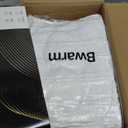 Bwarm Multizone Heated Mattress Pad King, Electric Mattress Pad Sherpa Fleece Bed Warmer with 9 Heat Settings, 1-12 Hours Auto Off Deep Pocket, Machine Washable, Wave White King 78" x 80"