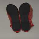 Ultra Comfortable Mesh Flats for Women Fishnet Sandals Low Heel Slip on Rhinestone Shoes, Size 40/9
