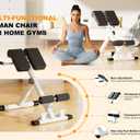 Roman Chair, Adjustable Hyperextension Bench for Men & Women