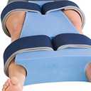 ProCare Hip Abduction Foam Support Pillow, Universal/Adjustable (19" - 27" L x 3" - 6.5" W)