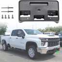 Front License Plate Frame for Chevy Silverado 2500 3500 HD 2020 2021 2022 2023 Front Bumper License Plate Holder Mounting Bracket Replace # GM1068212 84186106