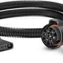 Nilight USCAR 7 Pin to 4-Pin Trailer Wiring Harness Standard 7 Way Plug for Tailgate Light Bar Adapter 41 Inches Wire for Factory Tow Package Vehicles with Uscar Socket