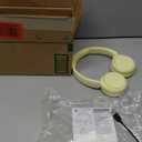 Sony WH-CH520 Wireless Headphones Bluetooth On-Ear Headset with Microphone and up to 50 Hours Battery Life with Quick Charging, Butter Yellow