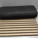 94.5 x 23.6 in Acoustic Wood Wall Panels,3D Flexible Soundproof Wall Panels,Wood Slat Wall Panel for Interior Wall Decor (White Oak)
