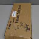 Squatty Potty Oslo Eucalyptus Folding Toilet Stool  Compact, Stylish, and Space-Saving Design for Better Bathroom Posture, Durable Eucalyptus, No Assembly Required (7 Inches)