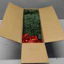 Pre-lit 2ft Small Christmas Tree, Leeheeyee Artificial mini Christmas Tree with 50 LED Lights, Battery Operated Tabletop Xmas Tree with Burlap Base for Table Desk Home Christmas Decor (Green)