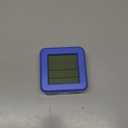 jomparis Small Digital Alarm Clock Battery Operated with Backlight for Bedroom Kids Room-Blue