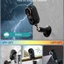ZUMIMALL 2K Security Cameras Wireless Outdoor, Magnetic Mount, 130 View Outdoor Camera Wireless, 2.4G WiFi Battery Camera Indoor/AI Detection/3MP Color Night Vision/2-Way Talk/Cloud/Alexa/IP66