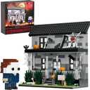 Horror Movie Halloween- Figure & House Building Blocks Kits, Collectible Decoration Building Toy, Present for Friends and Fans, Creative Stable Collectible Building Toy(586 Pieces)