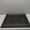 STICKGOO Black Drop Ceiling Tile 2ft x 2ft, Ceiling Panel High-Grade PVC Coverings 24 x 24in - 12 Pack Cover 48 Sq. Ft