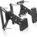 HUGEBO Gas and Brake Pedal Extenders,Universal Anti Slip Accelerator Pedal Extenders for Short People,Adjustable Car Pedal Extenders for Cars,Go Kart,Golf Carts