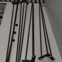 SMARTSTANDARD 40 Inch Hairpin Table Legs, 3 Steel Rods 1/2 Inch Pipe Diameter, 800lbs Load Capacity, Mid-Century Style for Coffee Table, Side Table, Night Stand (Black, 4PCS)