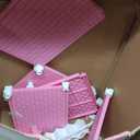 TEMI Villa Toys for 3 4 5 6 7 8 Years Old Girls - 4 Storeys 12 Rooms, Indoor Playset with 2 Dolls Toy Figures, Toys Furniture and Accessories, Pretend Girls Plays, Building