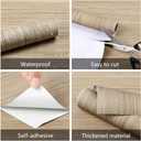Wood Grain Contact Paper Walnut Wood Peel and Stick Wallpaper