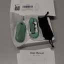 [Case-Friendly] Page Turner for Kindle Paperwhite Oasis Kobo eReaders, Camera Camcorder Remote Controls, Page Turner Clicker for ipad Tablets Reading Novels with Wrist Strap Storage Bag Green