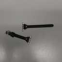 Wearlizer Slim Rivet Leather Compatible with Apple Watch Bands 41/40/38/44/45/46/49/42mm Women Men Dressy Thin Strap Wristbands Bracelet for iWatch Series 11 10 9 8 7 6 5 4 3 SE/Ultra 3 2 1 (Black)