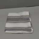 NATUS WEAVER Stripe Pillow Cases Soft Linen Square Decorative Throw Cushion Cover Pillowcase with Hidden Zipper for Sofa - 16" x 16 "