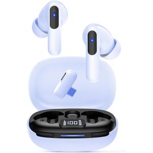 RYR Wireless Gaming Earbuds, 20ms Low Latency, Gaming Earbuds with Noise Cancelling Mic, 2.4Ghz & Bluetooth, LED Display, 36H Playtime for Meta Quest 3/ 2, PS5, PS4, VR, Switch, Steam Deck, PC, Phone
