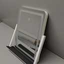 FENNIO Vanity Mirror with Lights - 15"x12.6" LED Lighted Makeup Mirror, Large Makeup Mirror with Lights, Touch Screen with 3-Color Lighting, Dimmable, for Vanity Desk Tabletop, Bedroom (White)