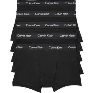 Calvin Klein Men's Cotton Classics 5-Pack Trunk (Large)