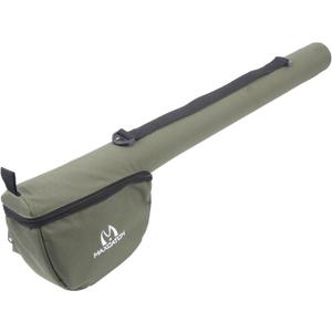 M MAXIMUMCATCH Maxcatch Fly Fishing Rod Case with Reel Pouch, Complete Protection Bag for 9FT 2/4 Piece Rods (Green, For 7.5' 4sec Fly Rod Length: 25.9'')