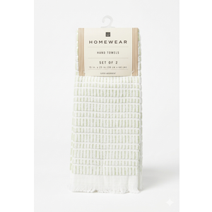 Home Wear Hand Towels Set of 2 15x25