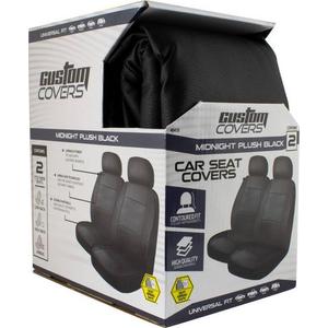 Custom Accessories Black Bucket Low Back Seat Cover