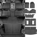 6 Seats Floor Mat Compatible with 2016-2025 Dodge Durango Cargo Mat 3rd Backrest Mat Replacement for 2016-2025 Dodge Durango Accessories (Trunk Mat+3rd Backrest Mat+6 Seats Floor Mat)