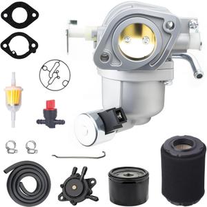 Z525E carburetor Compatible with John Deere S130 22HP V-twin Gas Riding lawn mower Carb Replace AUC11380