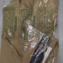 COOFANDY Men's Linen Shorts Casual 9"/ 7" Elastic Waist Drawstring Summer Beach Shorts (Large, 1 Dark Khaki)