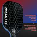 Pickleball Paddles Set of 2 with 4 Balls - USAPA Approved Fiberglass Surface, Lightweight, Non-Slip Grip - Premium Paddle Set for All Skill Levels Indoor & Outdoor