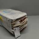 OrganiHaus Small Fabric Storage Baskets for Shelves 6 Pack, 12x8in Closet Storage Bins for Shelves, Cloth Baskets for Organizing, Linen Closet Organizers, Fabric Basket, White Basket (Full Off-White)