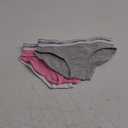 Calvin Klein Girls' Modern Cotton Bikini Panty (Small, 3 Pack - Sachet Pink, Classic White, Heather Grey)