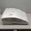 Leg Elevation Pillow for After Surgery, 8inch Foam Leg Elevating Pillow for Swelling and Blood Circulation, Leg Wedge Pillow for Sleeping, Knee Pillow for Knee Hip Ankle Pain Relief, White