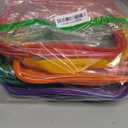 8 Packs Toy Storage Bags with Zipper, Clear PVC Organizing Bags, Reusable Toy Storage Organizer with Portable Handle, Travel Waterproof Organizer Bags for Building Blocks, Puzzle, Toys and Books (Small, Multicolor)