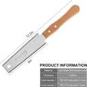 3 x Japanese Pull Saw, Hand Saw With Double Edges of 11/17 TPI, SK5 Flexible Blade Flush Cut Saw for Wood Cutting