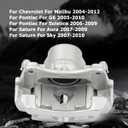 Cciyu 18B4910A 18B4911A Front Left & Right Brake Calipers With Bracket For Chevy For Malibu,For Pontiac For G6/For Solstice,For Saturn For Aura/For Sky