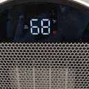 Dreo Space Heater 1500W, 60 Adjustable Tilt, 10.5ft/s Portable Electric Heaters for Indoor Use with Thermostat, 8 Safety Protections, 3 Modes, Remote, Quiet Desk Heater for Bedroom, Office, White