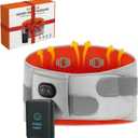 Cordless Heating Pad with Massager for Back Pain Relief, 10000mah Portable Lower Back Massager 63" Large Heating Pad for Cramps with 3 Heat 3 Vibration, Gifts for Women Men Mom Dad Seniors